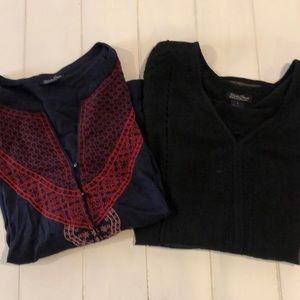 Lot of 2 lucky brand long sleeve